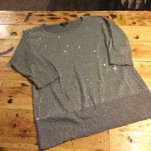 Sequined dress shirt